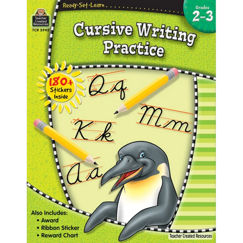Teacher Created Resources | 2nd-3rd Grade | Cursive Writing Practice - 1