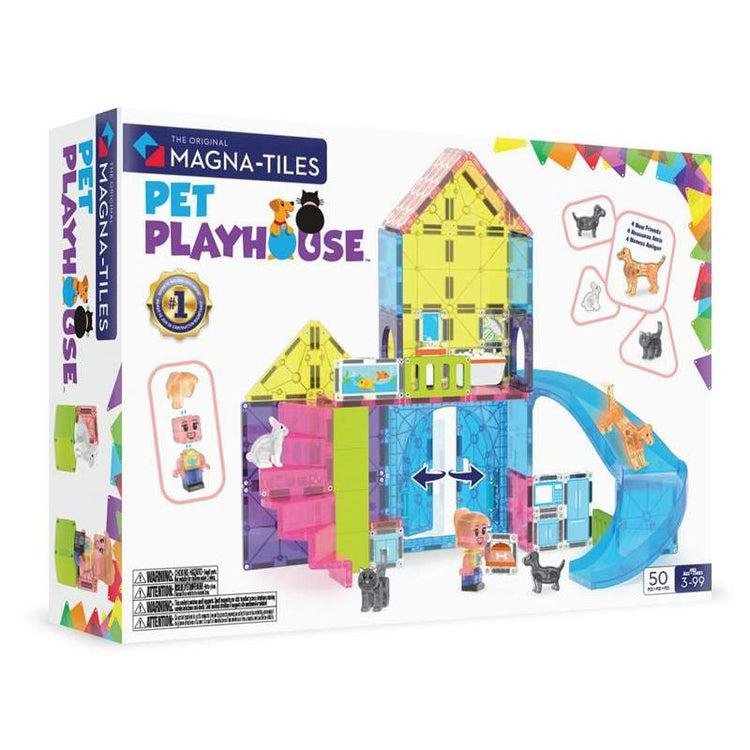Magna-Tiles Pet Playhouse 50-Piece Set 3+