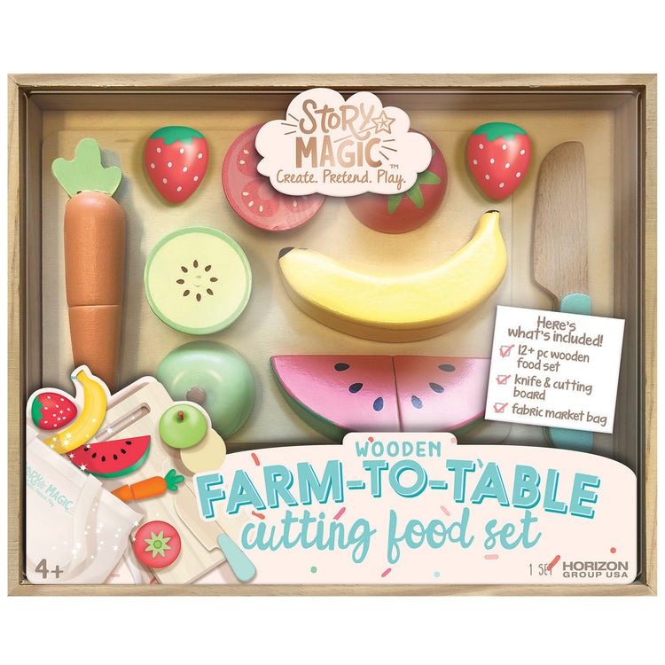 Wooden Cutting Food Playset 223075
