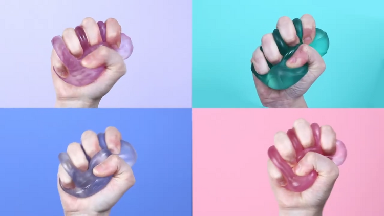 Gump Memory Gel Stress Ball | Scale (Mist) Lavendar - 2