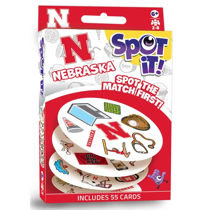 Nebraska Cornhuskers | Spot It Card Game 6+ - 1