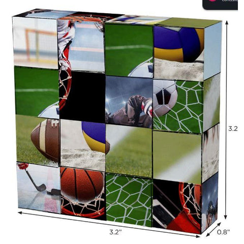 Click Blocks | Magnetic 16pc Sports Puzzle for Ages 3+