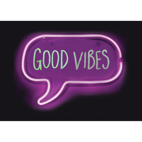 Neon Speech Bubble Message Light Frame - 1