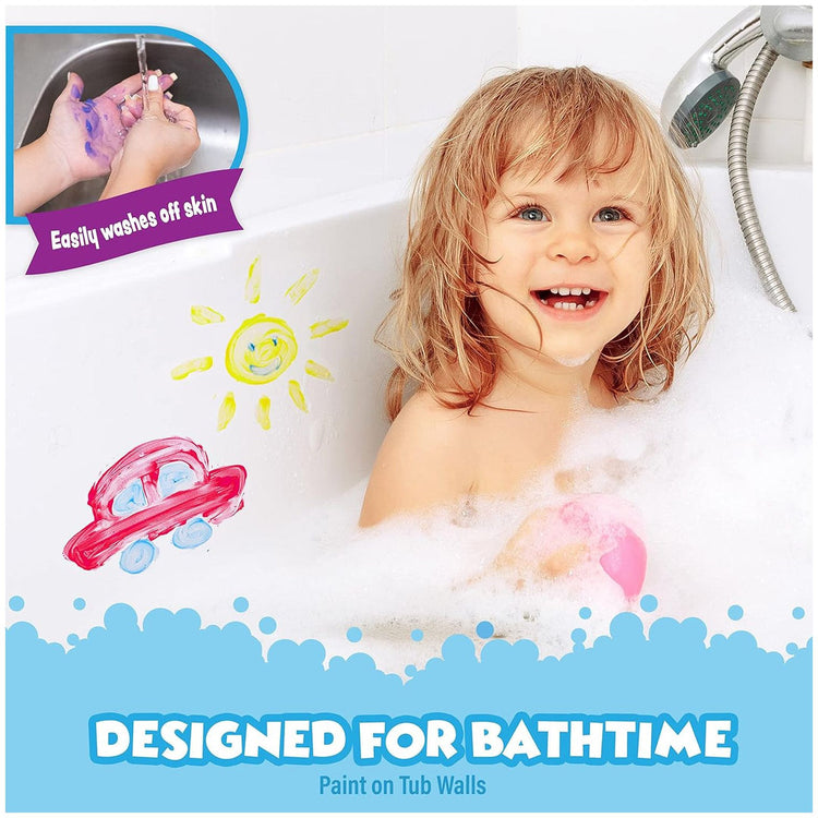 Tub Works | Bath Paint Soap Bath | Neon 6 Pack | Ages 3+ - 2
