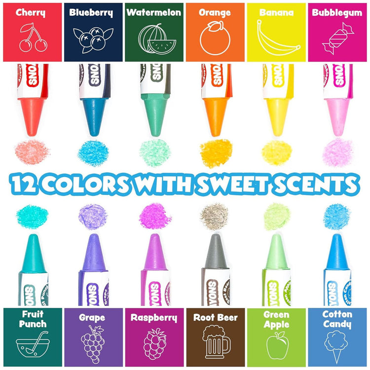 Tub Works | Sweet Scents Smooth Bath Crayons Bath Toy | 12 Bath Crayons | Ages 3+ - 3