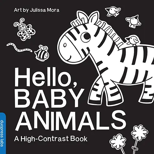 Hello Baby Animals High-Contrast Board Book - 1