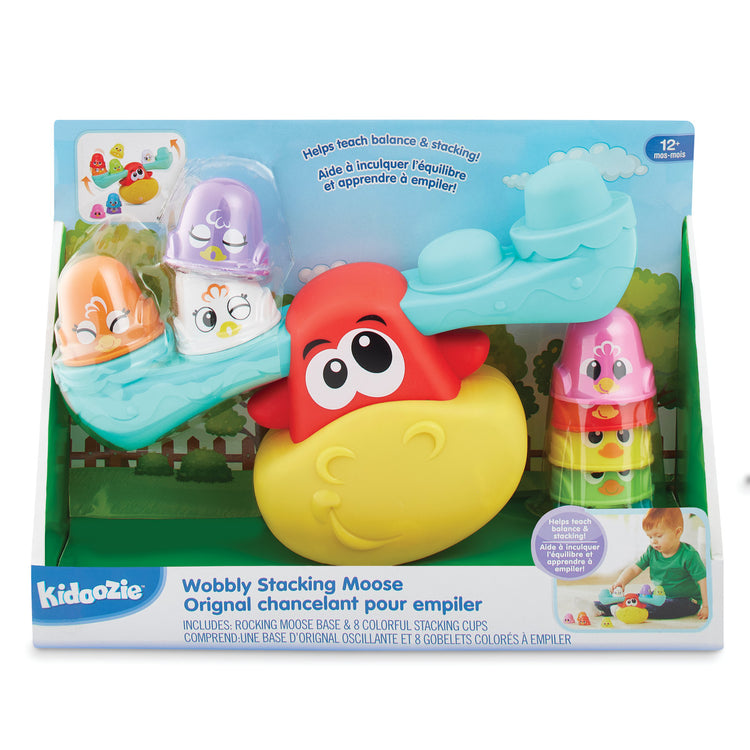 Wobbly Stacking Moose Infant Toy 12M+