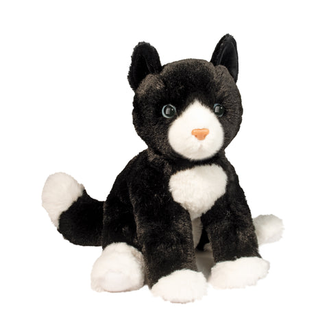 Beckie Black/White Cat Soft Plush - 1