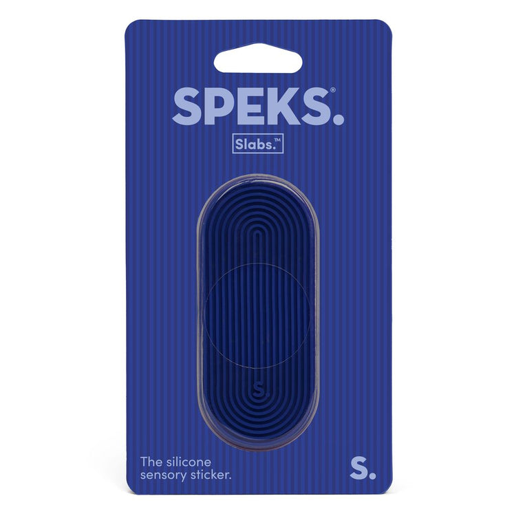 Slabs Silicone Sensory Sticker | Grooves Blue - 1