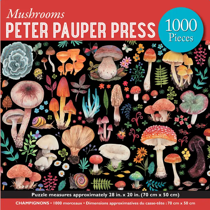 Mushrooms | 1000 Piece Jigsaw Puzzle - 1