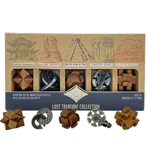 True Genius Lost Treasure Collection - Brain Teaser Puzzles
