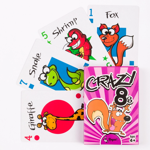 Crazy 8's Card Game Ages 4+