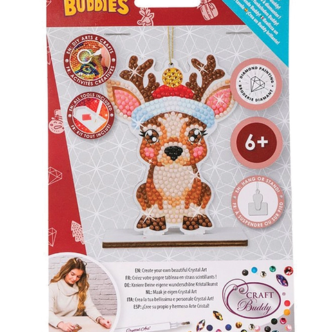 Crystal Buddies | Christmas Ornament | Reindeer 6+ - 1