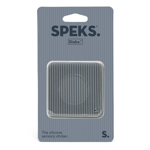 Slabs Silicone Sensory Sticker | Groove Grey - 1