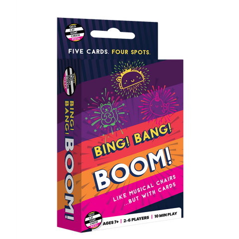 Bing Bang Boom Card Game Ages 7+