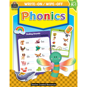 Write-On/Wipe-Off Book | Phonics K-1 - CR Toys