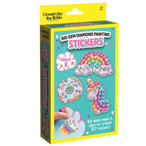 Big Gem Diamond Painting Stickers Ages 6+