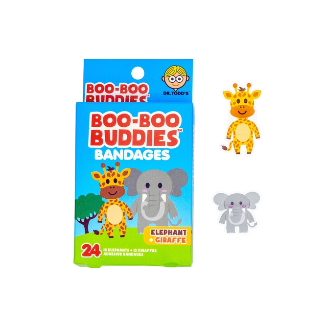 Boo Boo Buddies | Elephant & Giraffe Bandages