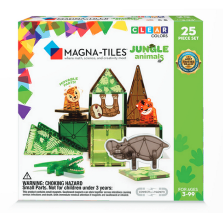 Magna-Tiles | Jungle Animals 25 Pc