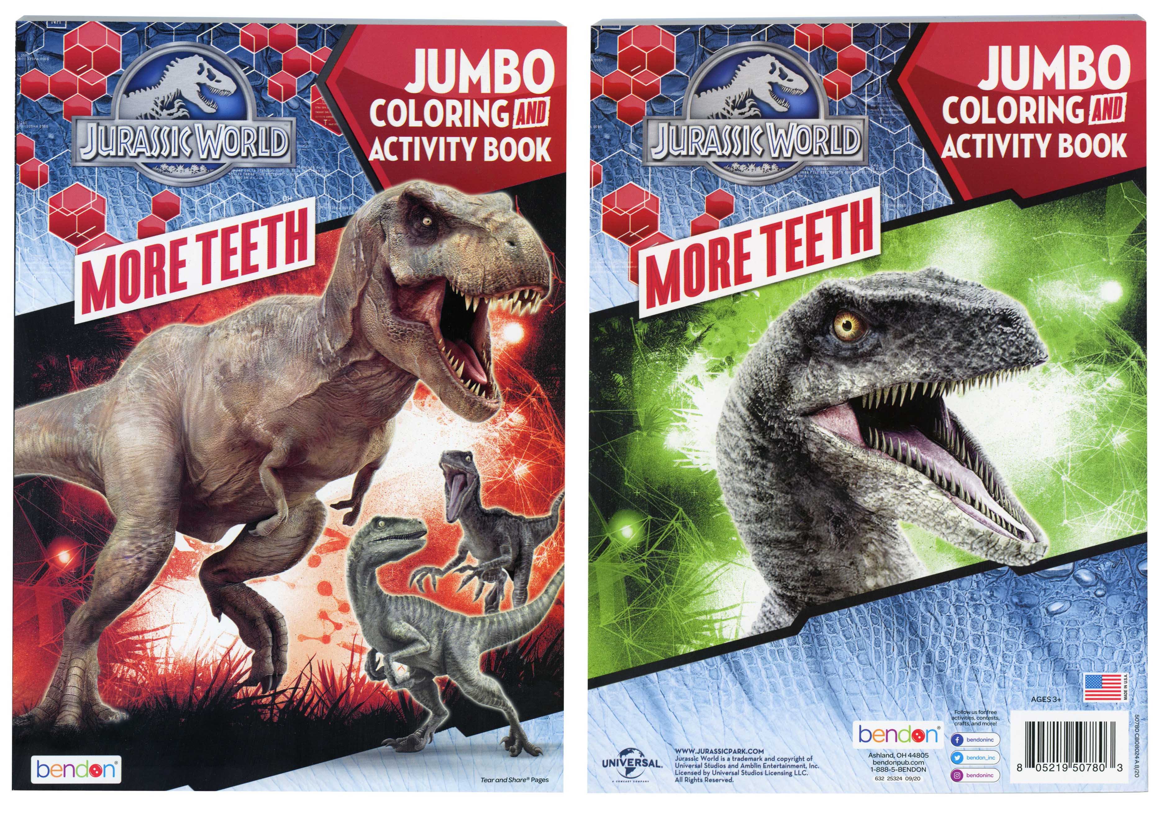Jurassic World Coloring Book 50780 | CR Toys