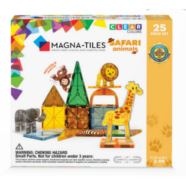 Magna-Tiles | Safari Animals 25 Pc