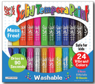 Kwik Stix Solid Tempera Paint (24 Pack)