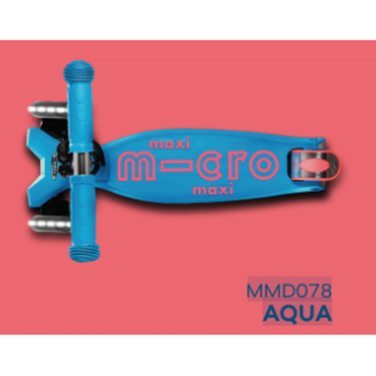 Deluxe Maxi Led Scooter |Aqua Mmd078