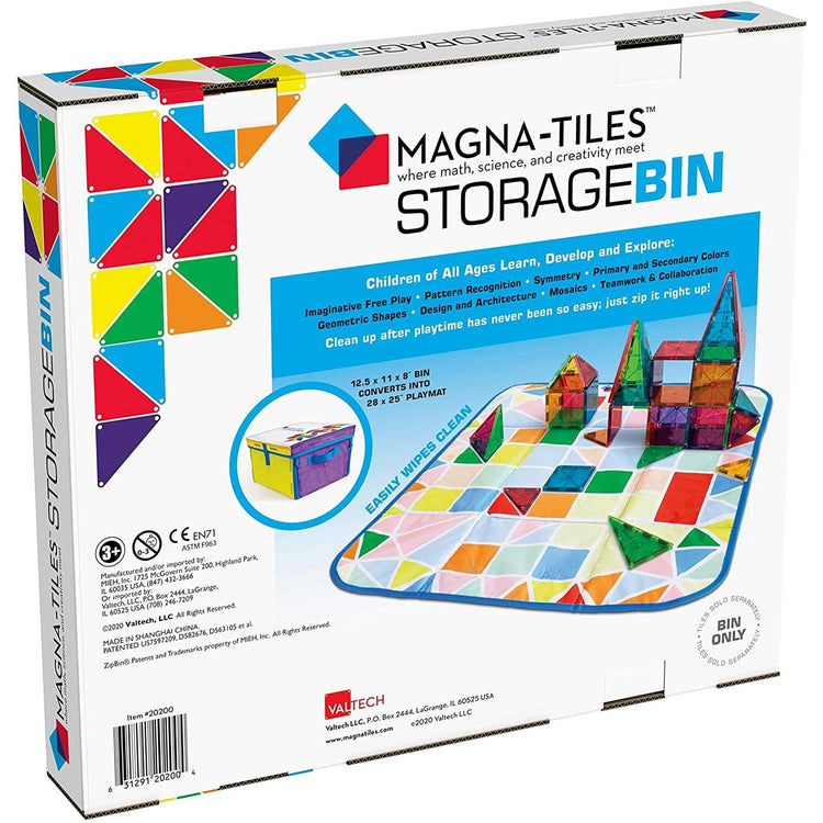 Magna-Tiles | Storage Bin And Playmat