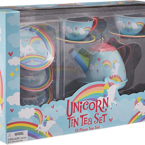 UNICORN TIN TEA SET 3+ - CR Toys