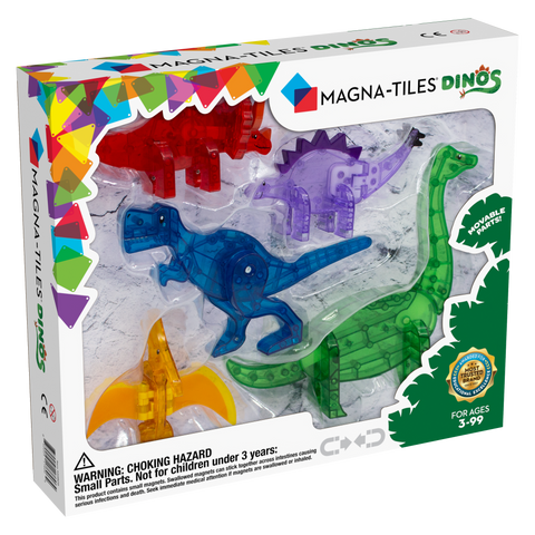 Magna-Tiles Dinos Magnetic Building Set