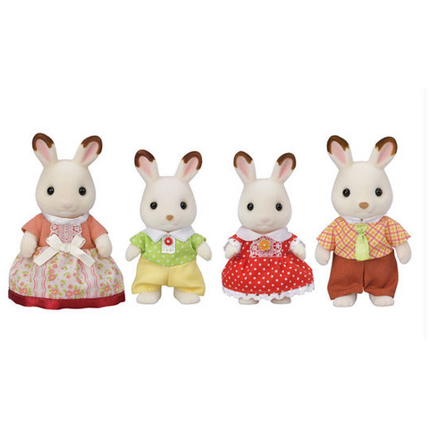 Calico Critters® Chocolate Rabbit Family - CR Toys