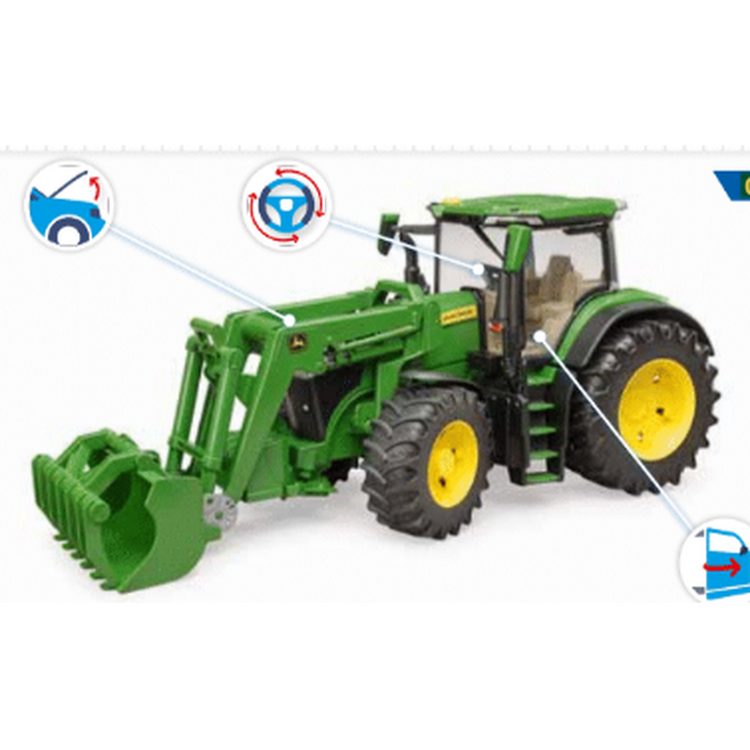 Bruder | John Deere Tractor 7R 350 W Frontloader