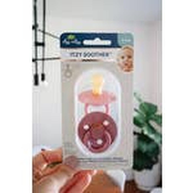 Pink Natural Rubber Pacifier Sets