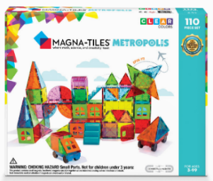 Magna-Tiles Metropolis 110Pc. Magnetic Building Set 