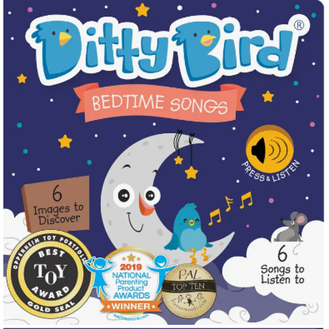 Ditty Bird Baby Sound Book: Bedtime Songs - Storytime Board Book For Ages 1+