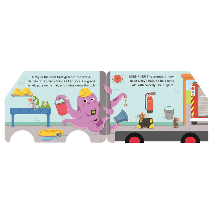 Pull Back Speedy Fire Engine 390904