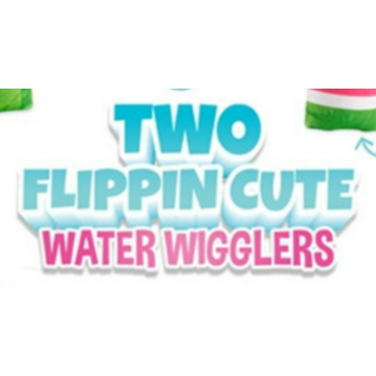 Two Flippin’ Plush Cute Water Wigglers Safari Fiends