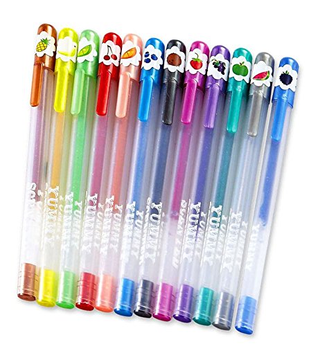 Multi-Color Gel Pens - 12 Piece Set, Hobby Lobby