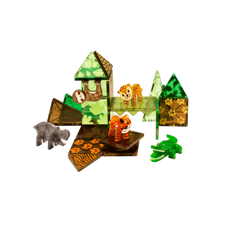 Magna-Tiles | Jungle Animals 25 Pc