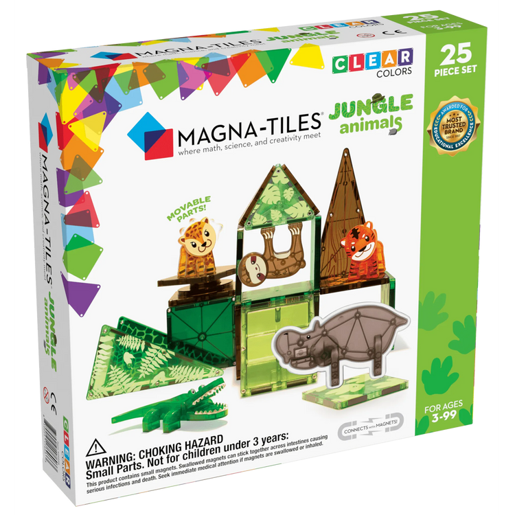 Magna-Tiles | Jungle Animals 25 Pc