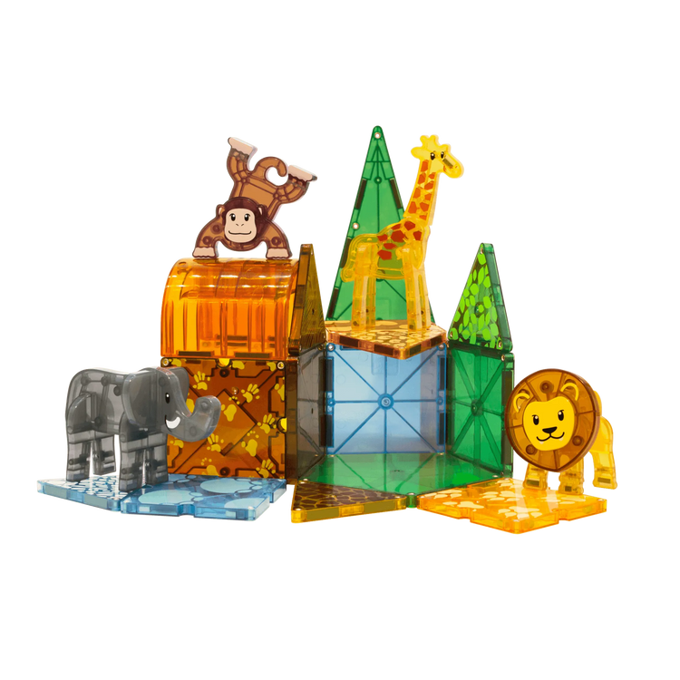 Magna-Tiles | Safari Animals 25 Pc