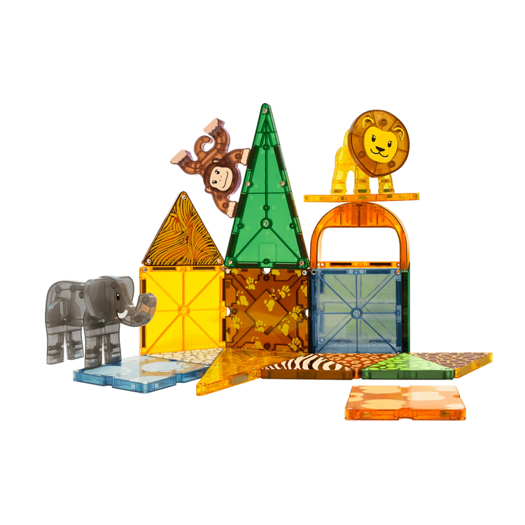 Magna-Tiles | Safari Animals 25 Pc