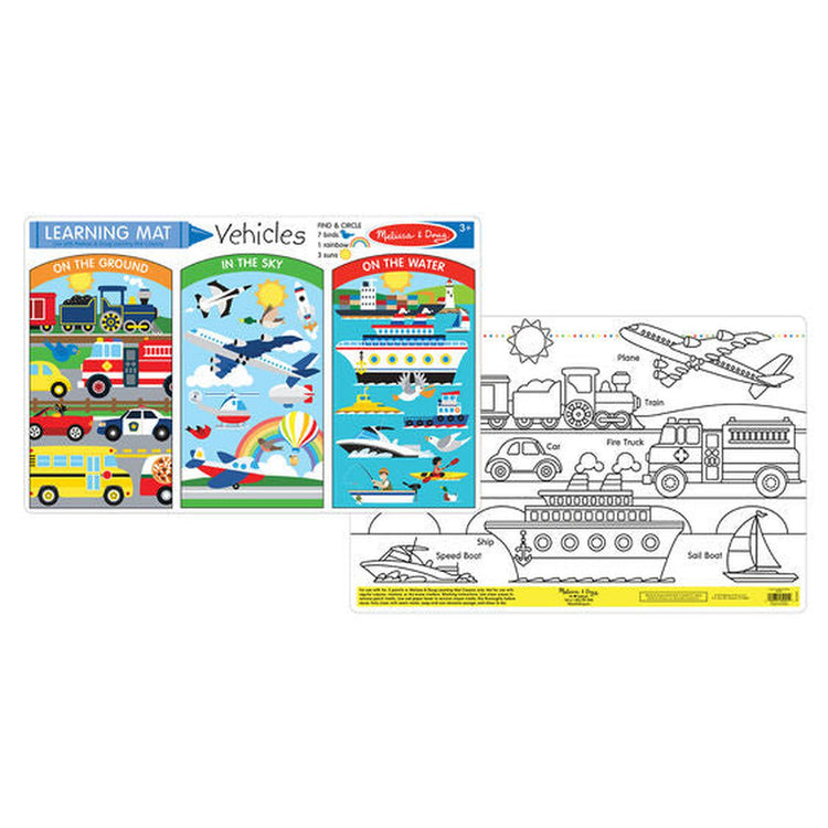 Vehicles Learning Mat | 5046