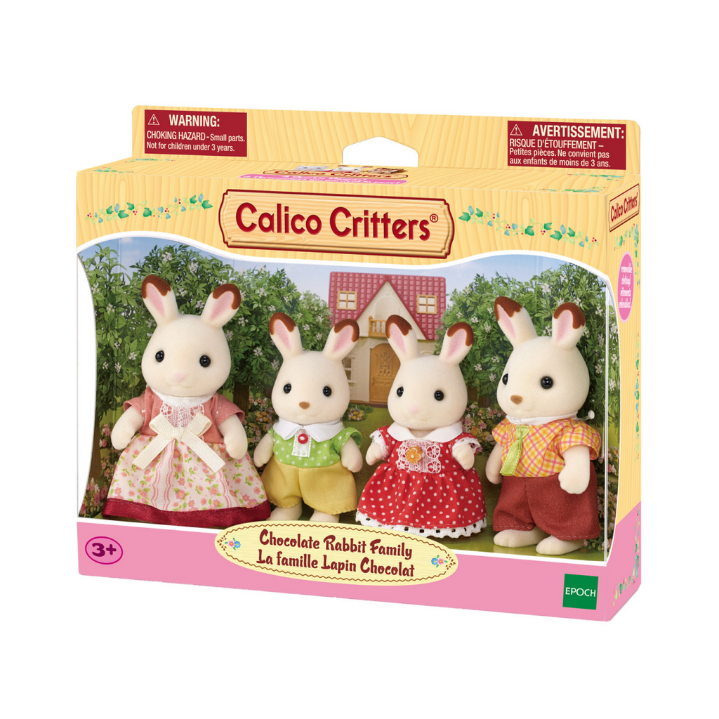 Calico Critters | Chocolate Rabbit Family 3+ - 1