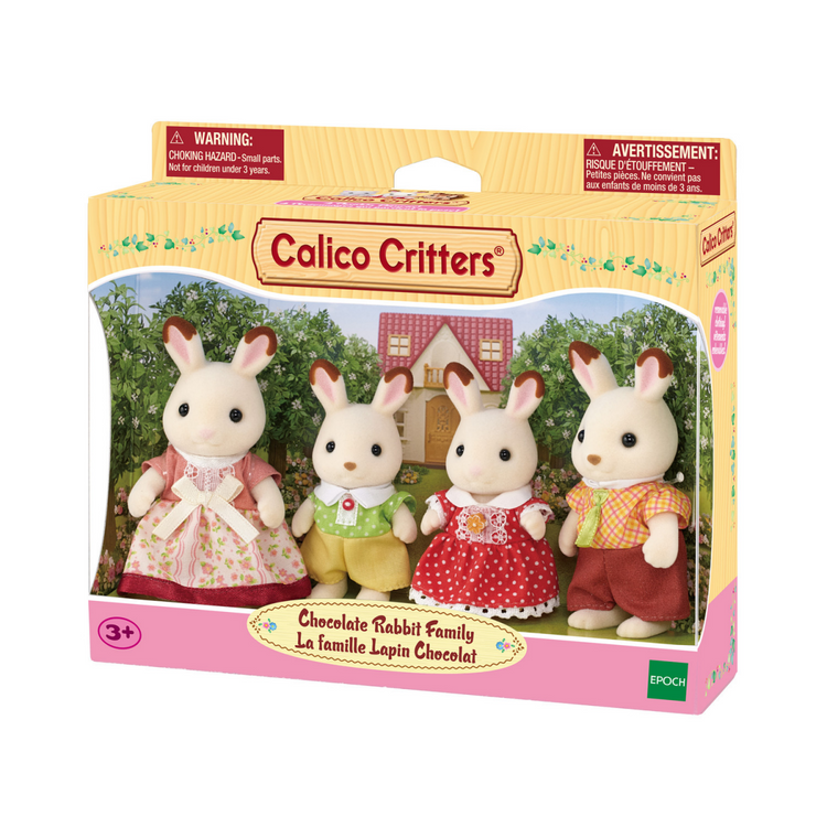 Calico Critters | Chocolate Rabbit Family 3+ - 1