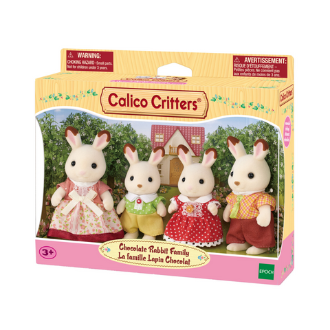 Calico Critters | Chocolate Rabbit Family 3+ - 1