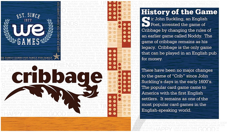 Cribbage Board | Tricolor 3 Track Game | Metal Pegs - 7