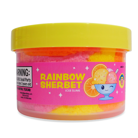 Peachybbies Slime | Rainbow Sherbet - 1