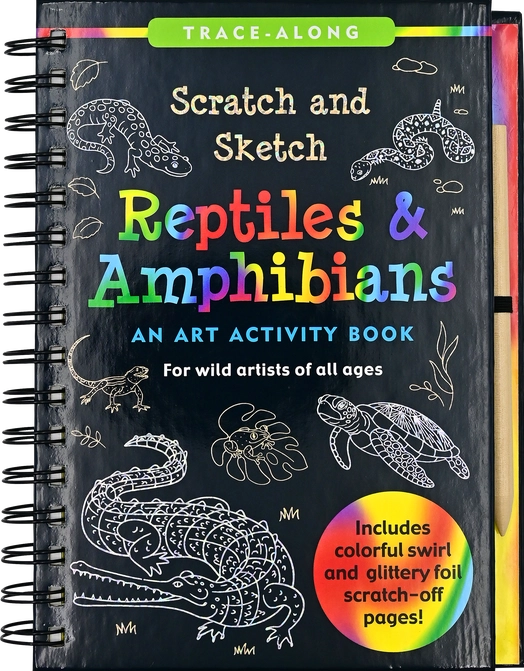 Scratch & Sketch Reptiles & Amphibians Activity Book