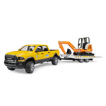 Bruder | RAM Rental Service Truck with Mini Excavator